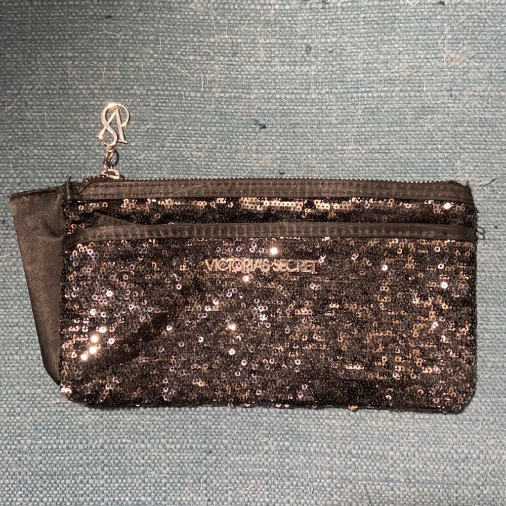 Victoria’s Secret Black Sequin Clutch